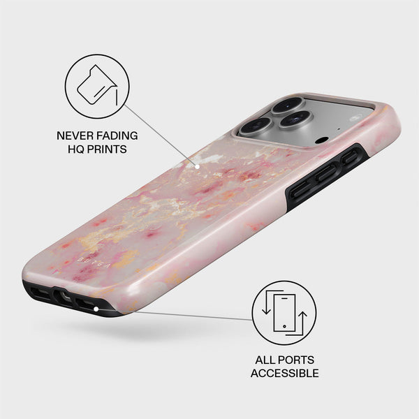 iPhone 17 Pro Max Case, Golden Coral | BURGA