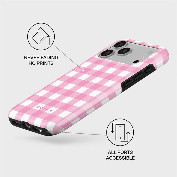 iPhone 17 Pro Max Case, Think Pink | BURGA