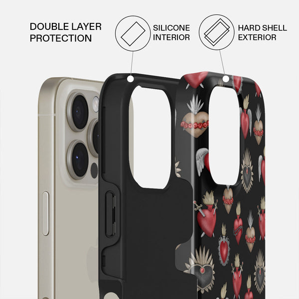 iPhone 16 Pro Case, Sworn Hearts | BURGA