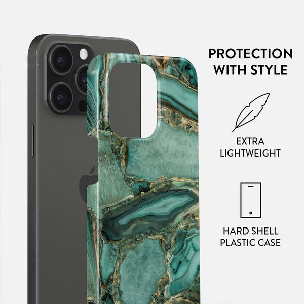 Ubud Jungle - Turquoise iPhone 15 Pro Case | BURGA