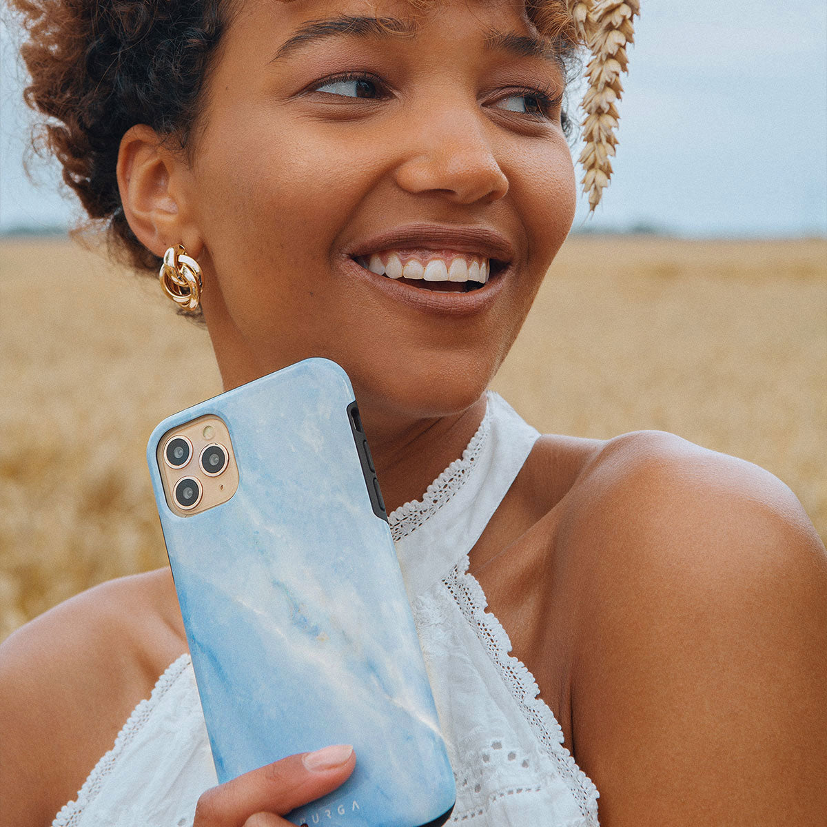Samsung Galaxy S24 Plus Case, Fluffy Clouds | BURGA