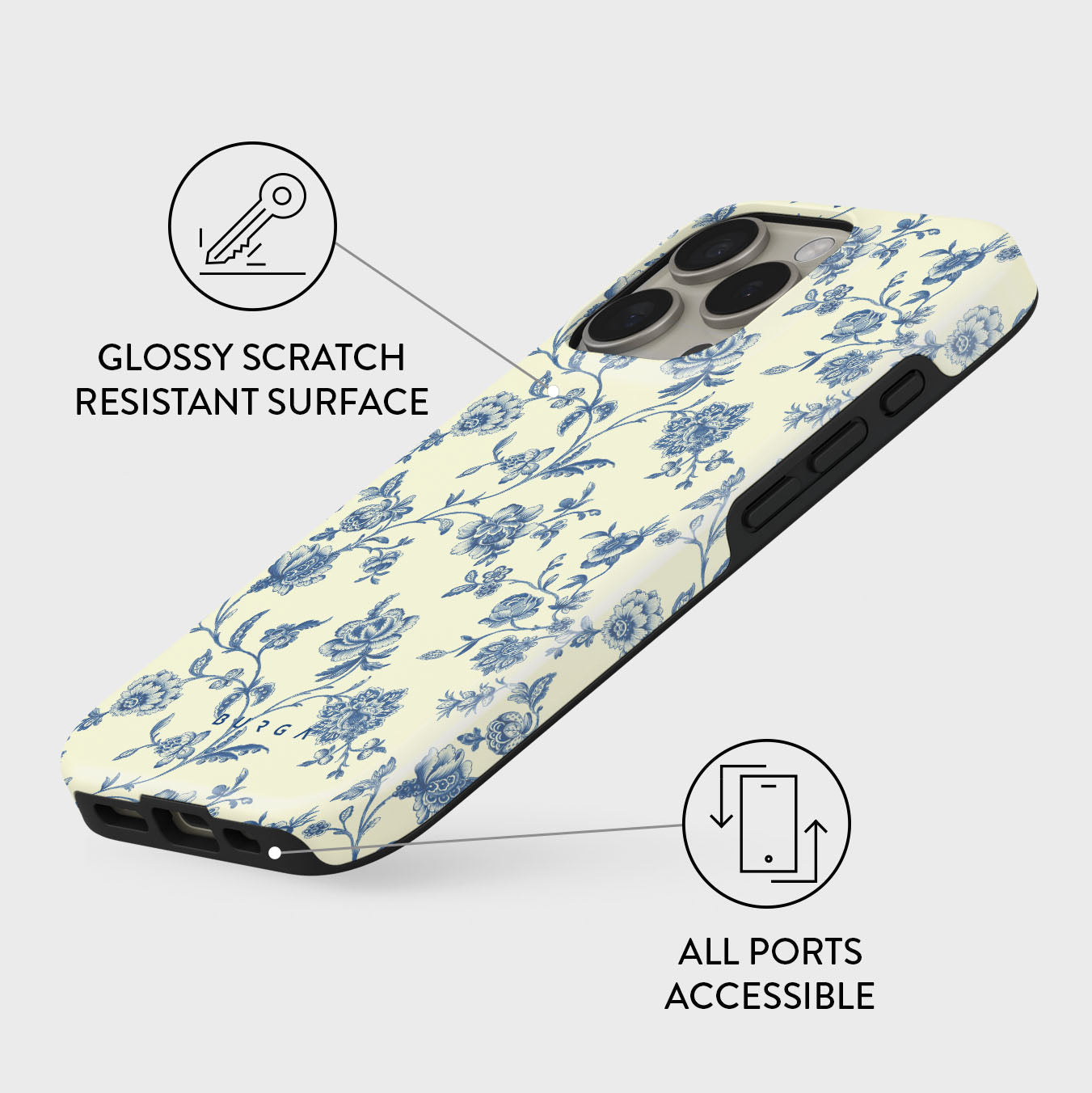 iPhone 16 Pro Case, Sweetheart | BURGA