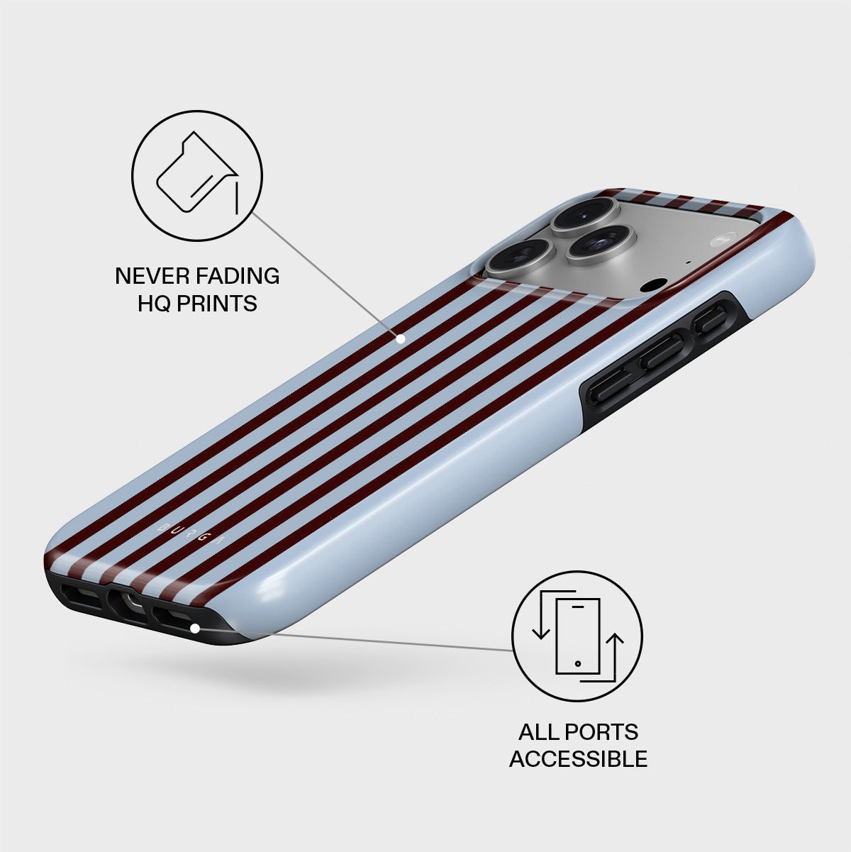 BURGA First Frost - iPhone 17 Pro ケース iPhone 17 Pro Max Case, Offline | BURGA