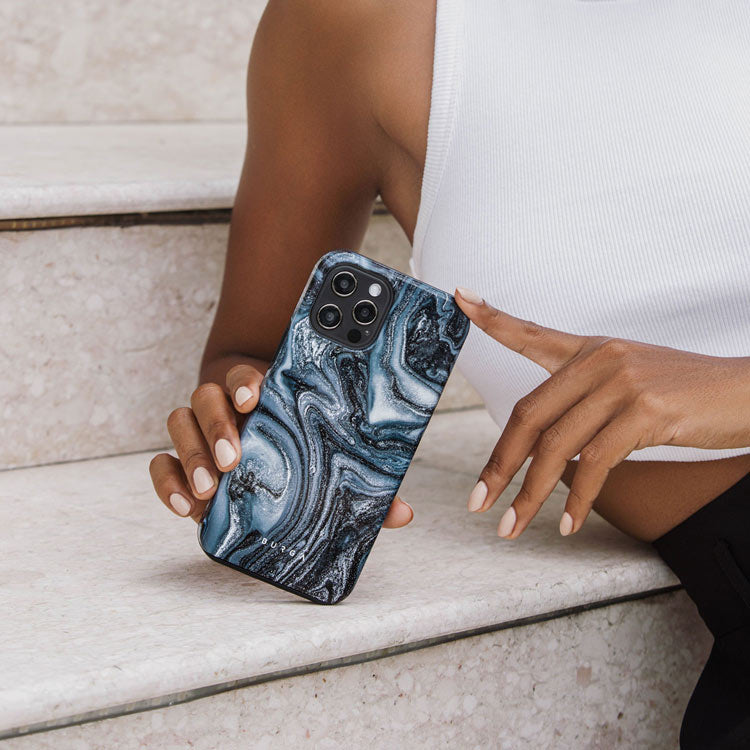 Navy Trench - Blue iPhone 17 Pro Max Case | BURGA