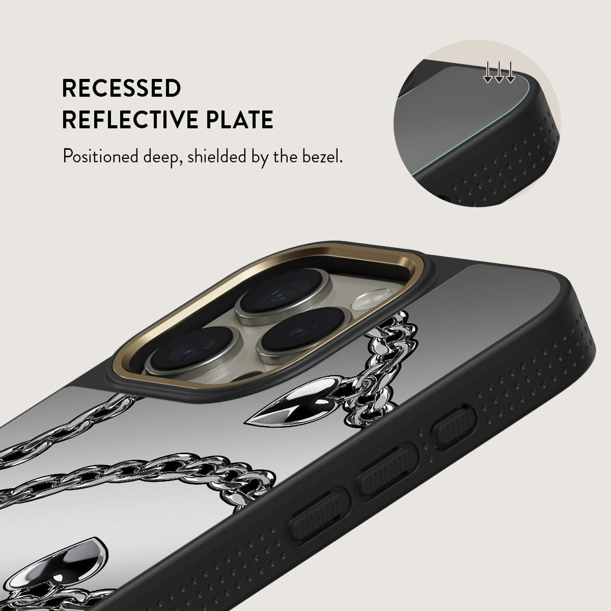 ELITE BURGA ハート iPhone16proケース iPhone 16 Pro Case, Cold Heart | BURGA