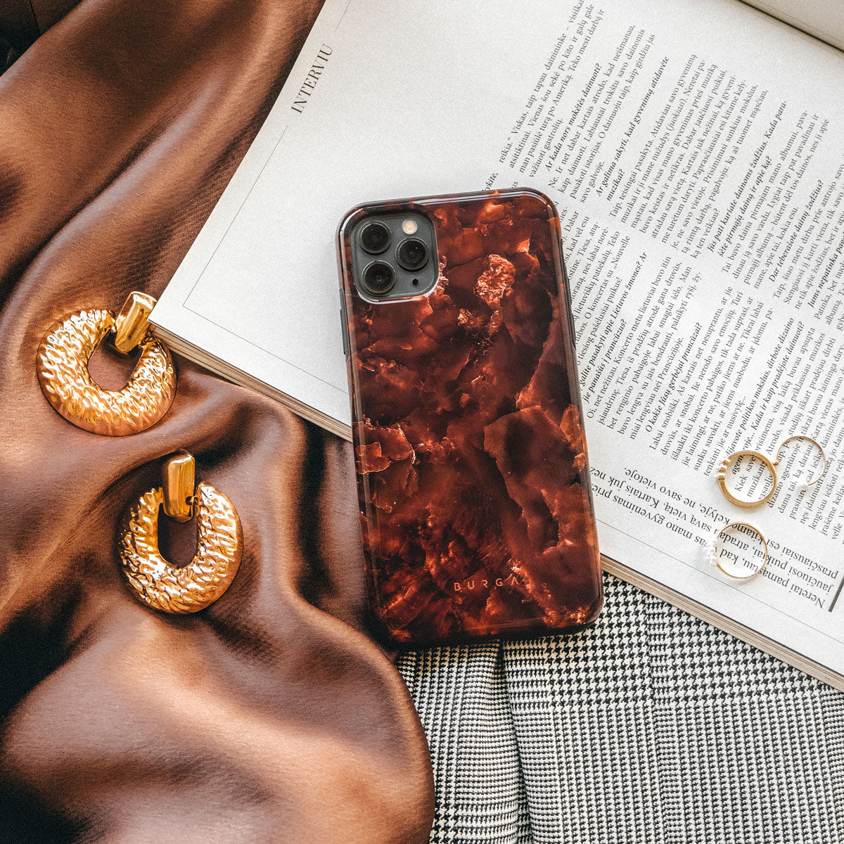 iPhone 14 Pro Case, Toasted Chestnut | BURGA