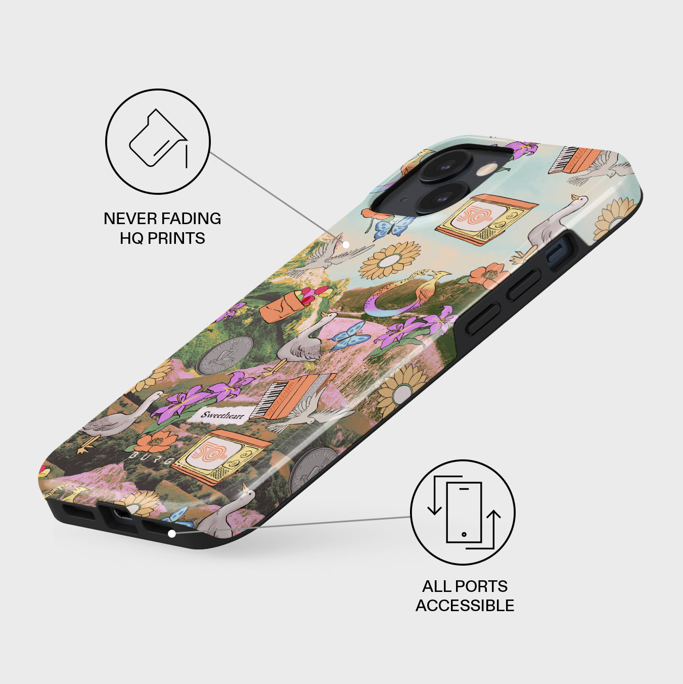 iPhone 15 Plus Case, My Only Sweetheart | BURGA