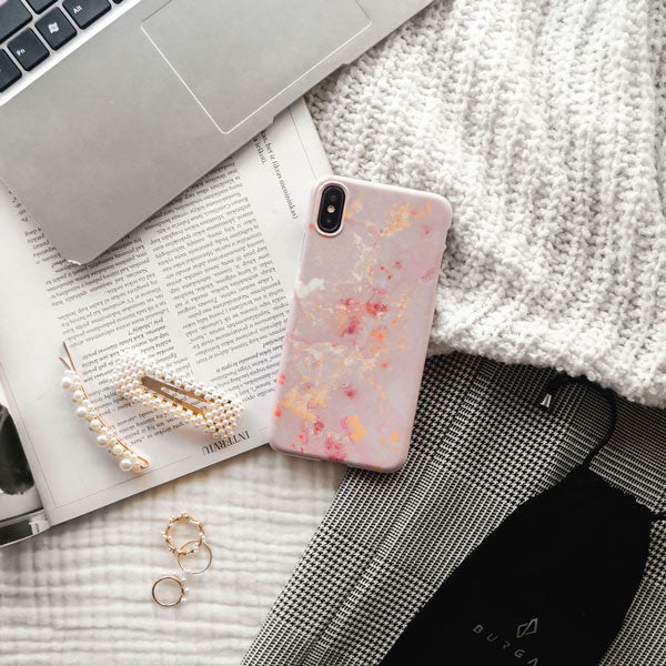 Golden Coral - Pink iPhone 17 Pro Max Case | BURGA