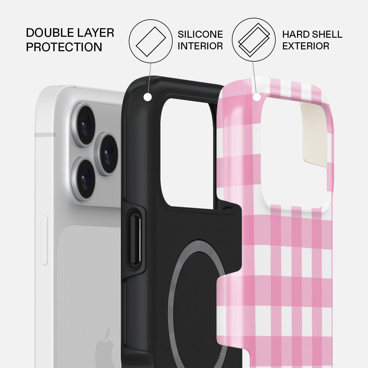 iPhone 17 Pro Max Case, Think Pink | BURGA