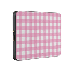 Think Pink - Leather Laptop Sleeve | BURGA