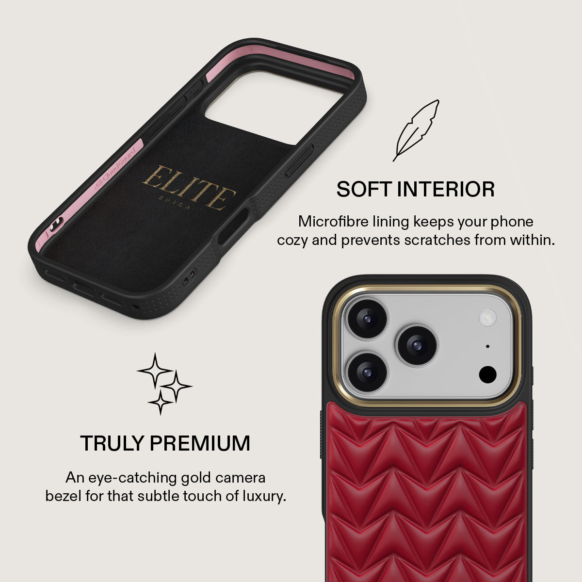 iPhone 17 Pro Case, Cherry | BURGA