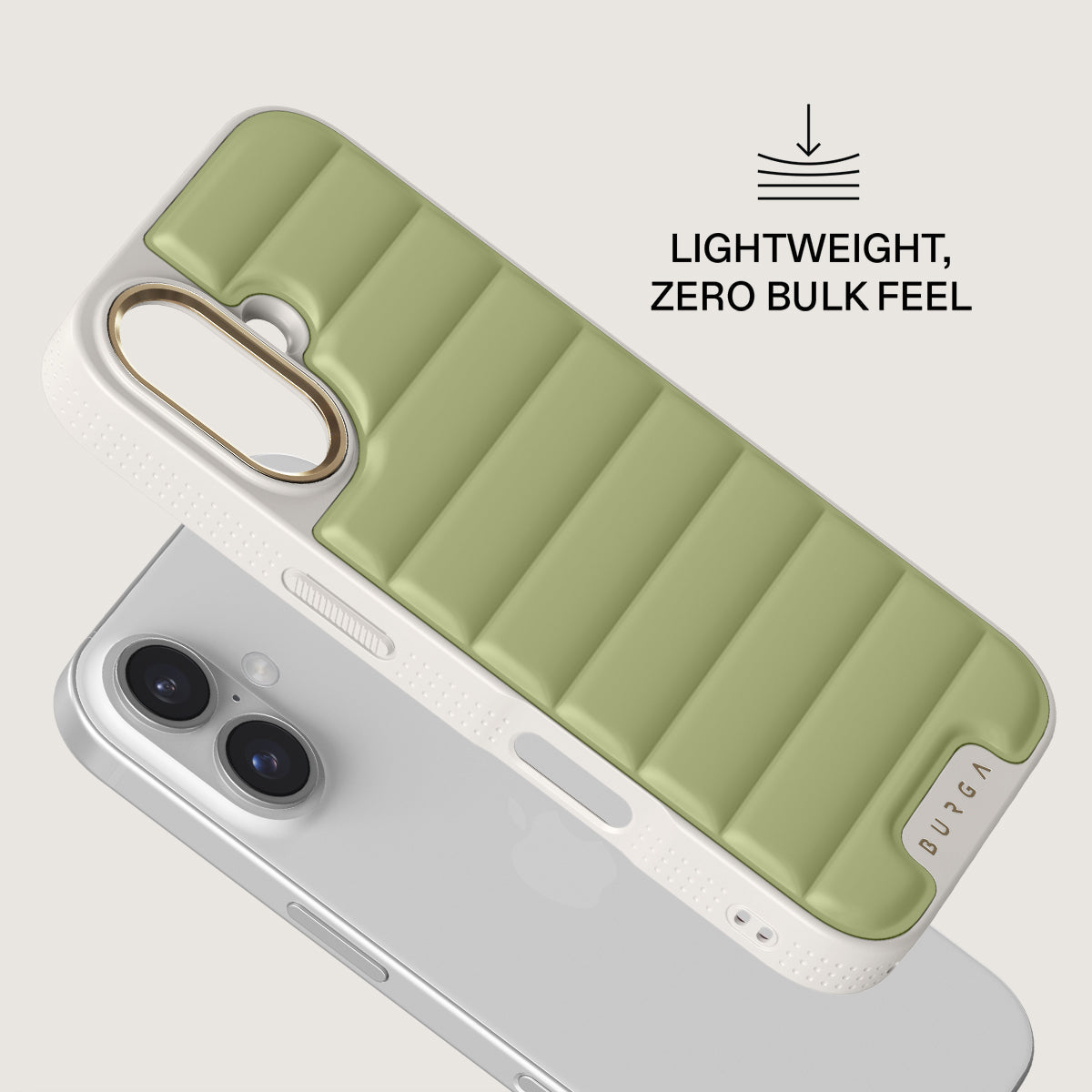 iPhoneアクセサリー burga matcha iphone16 iPhone 16 Case, Matcha | BURGA