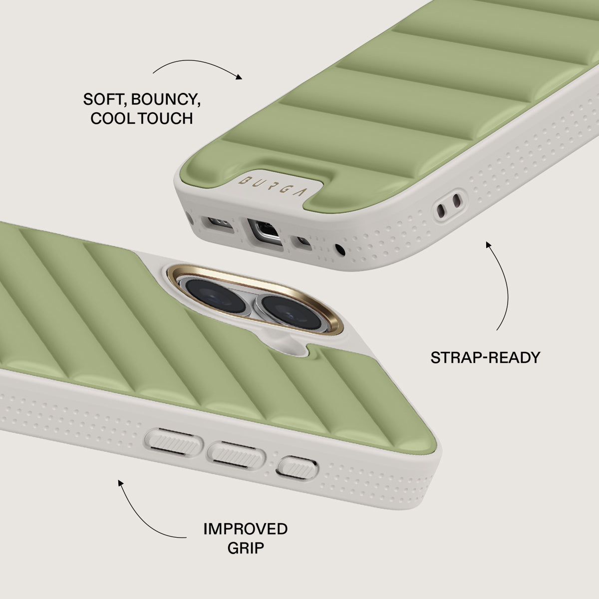 iPhone 16 Case, Matcha | BURGA