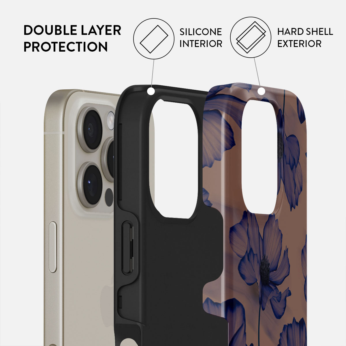 【新品未使用】iPhone16proケース BURGA iPhoneケース Velvet Night - iPhone 16 Pro Max Case | BURGA