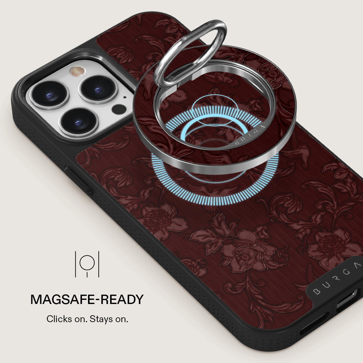 BURGA core iPhone16proケース＋マグネティックリングホルダー Magnetic - iPhone 16 Pro Max Case | BURGA