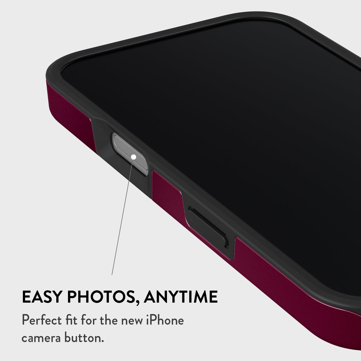 【BURGA】Elite Dark MagSafe iPhone16ケース iPhone 16 Plus Case, Dark Cherry | BURGA