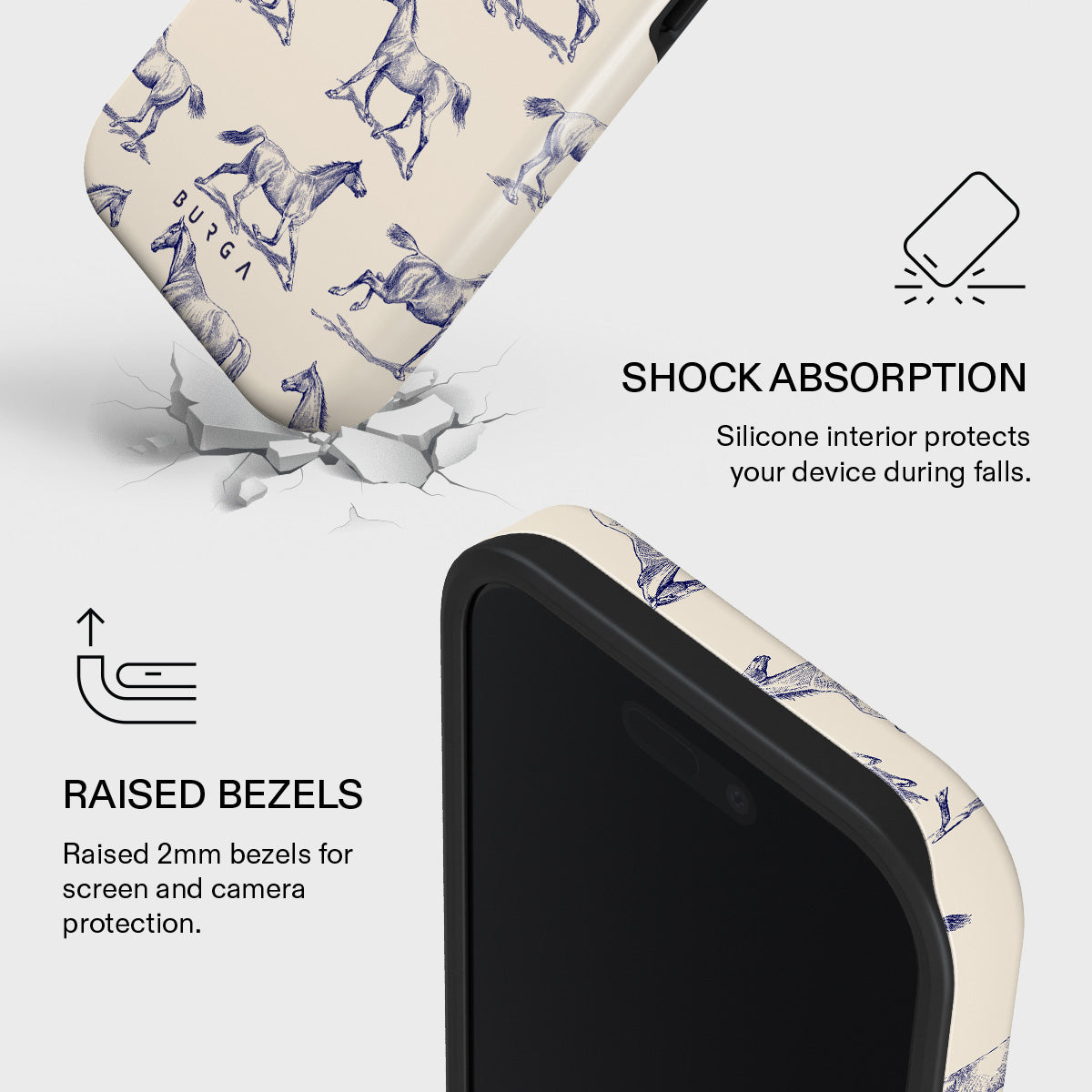 【BURGA】 Derby Race - iPhone 16ケース iPhone 16 Case, Derby Race | BURGA