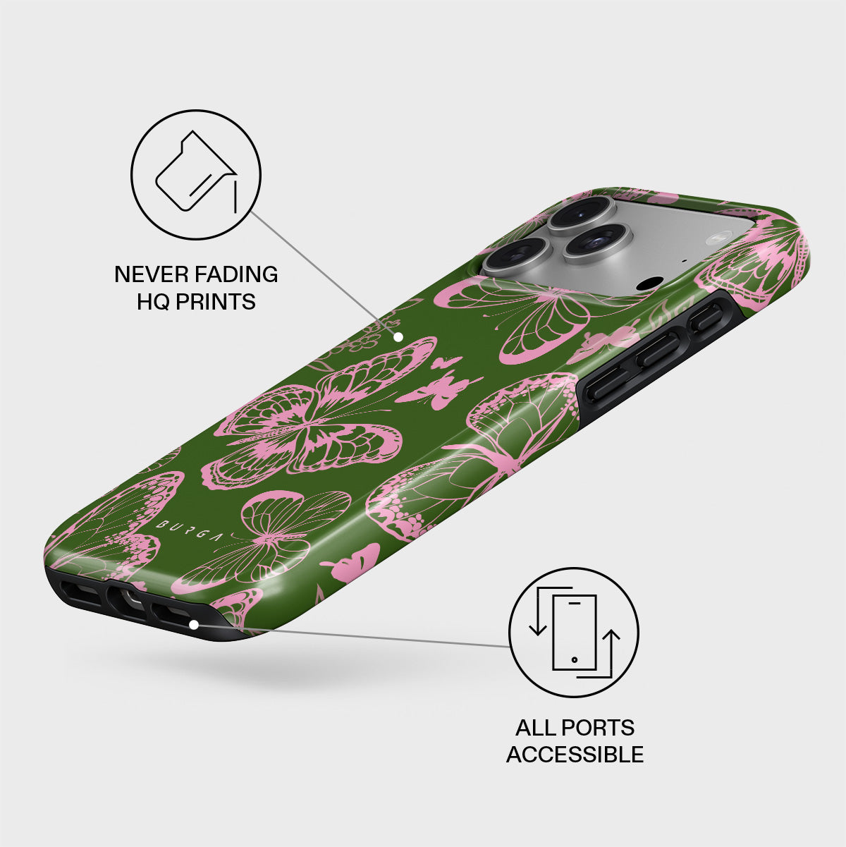 iPhone 17 Pro Max Case, No Regrets | BURGA