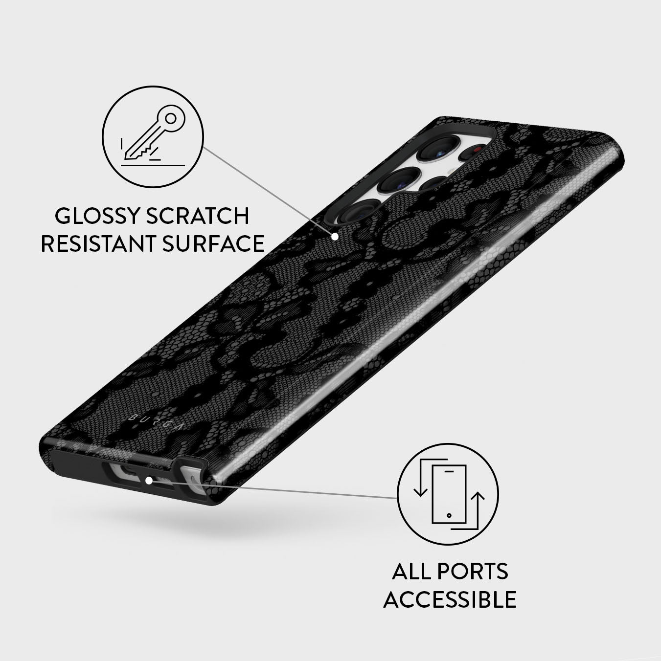 Samsung Galaxy S22 Ultra Case, Magnetic | BURGA