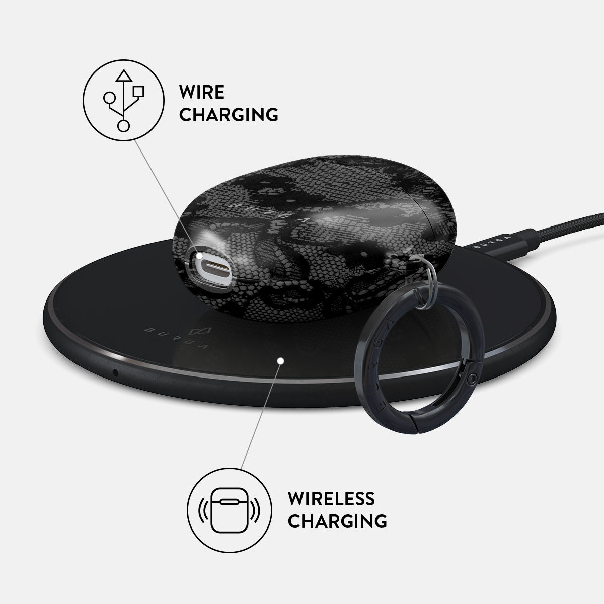 Magnetic - Google Pixel Buds Pro 2 Case Cover | BURGA